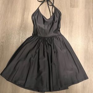 American apparel silver skater dress